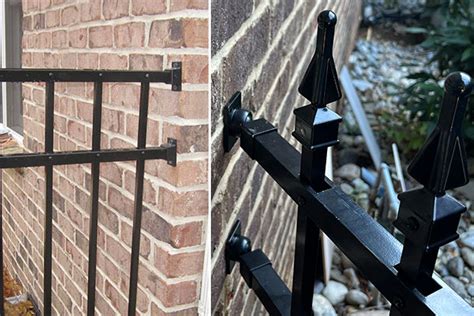 aluminum fence wall mount brackets|aluminum fence standard wall mount.